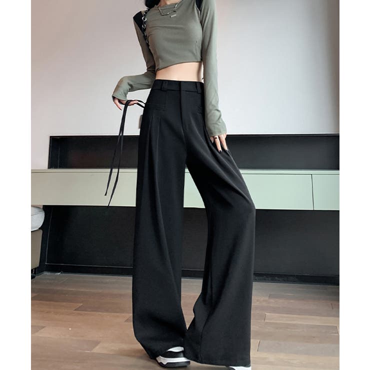 サイドリボンセミワイドスラックス【SHOPLIST限定 新作 春 夏 秋 冬】 | SEU | 詳細画像35 