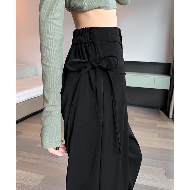 サイドリボンセミワイドスラックス【SHOPLIST限定 新作 春 夏 秋 冬】 | SEU | 詳細画像45 