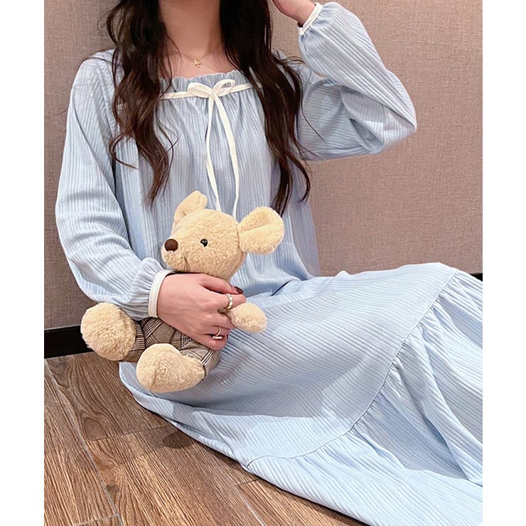 リボン付きルームワンピース【SHOPLIST限定 新作 春 夏 秋 冬】 | SEU | 詳細画像8 