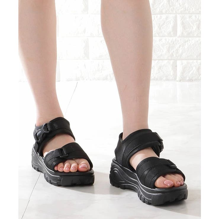 【22 5cm 24cm】厚底ソールスポーツサンダル【SHOPLIST限定 | SEU | 詳細画像13 