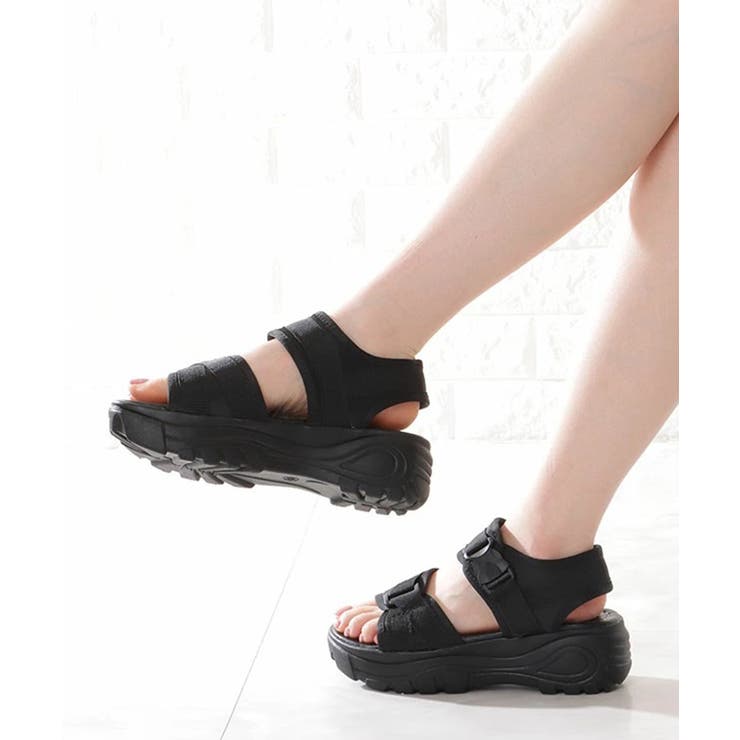 【22 5cm 24cm】厚底ソールスポーツサンダル【SHOPLIST限定 | SEU | 詳細画像18 
