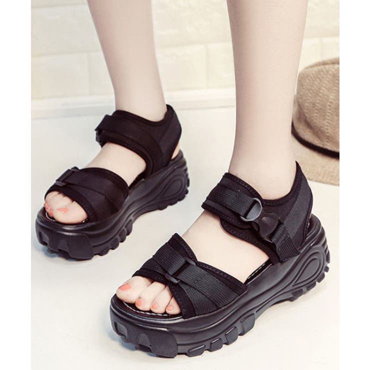 【22 5cm 24cm】厚底ソールスポーツサンダル【SHOPLIST限定 | SEU | 詳細画像6 