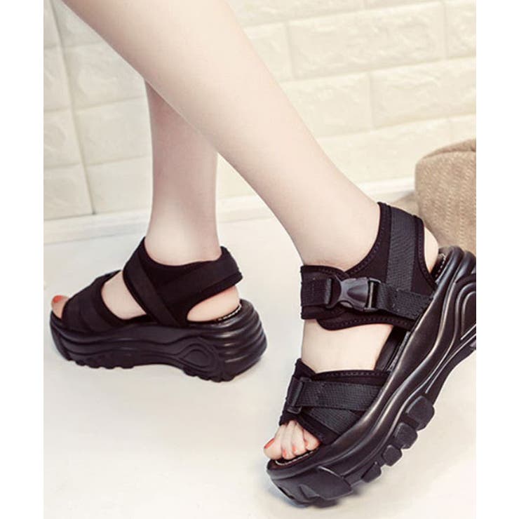 【22 5cm 24cm】厚底ソールスポーツサンダル【SHOPLIST限定 | SEU | 詳細画像8 