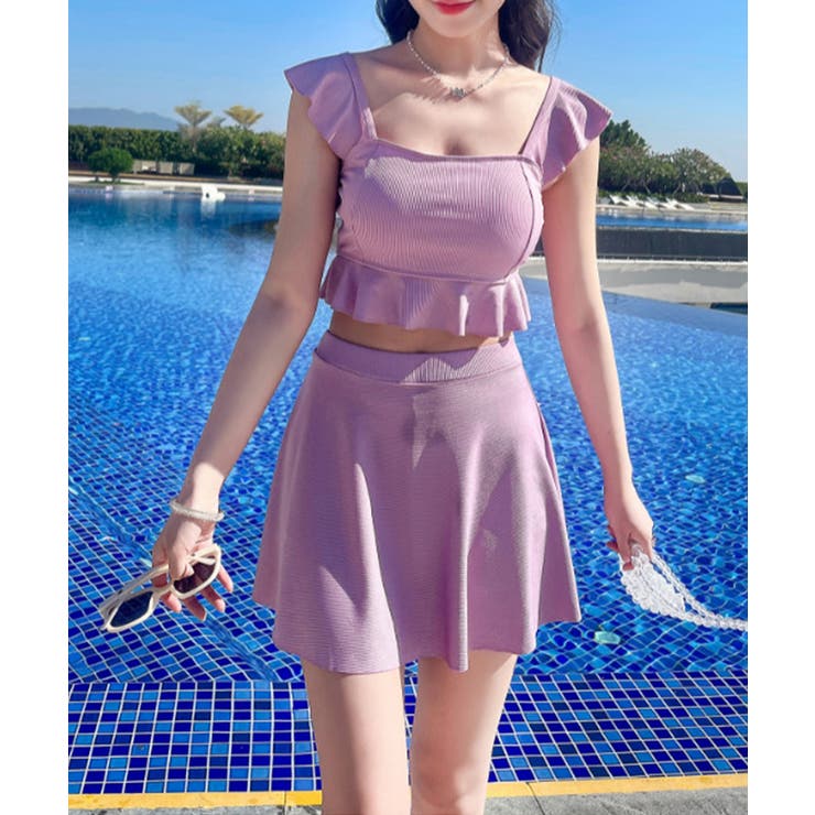 ビスチェとフレアスカートの水着セット | SEU | 詳細画像12 