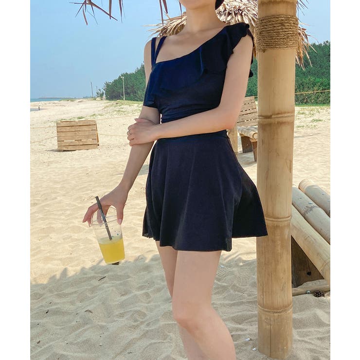 PrettyLittleThing★水着 アシンメトリー ワンショル ワンピース Amazon.co.jp: Stitch スティッチ 水着 レディース ビキニ ワン