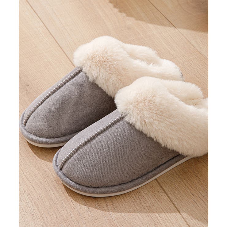 グレー | ふわもこルームシューズ【SHOPLIST限定 新作 春 秋 冬】 | SEU