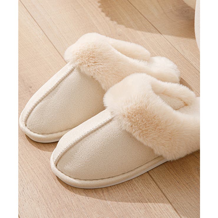 アイボリー | ふわもこルームシューズ【SHOPLIST限定 新作 春 秋 冬】 | SEU