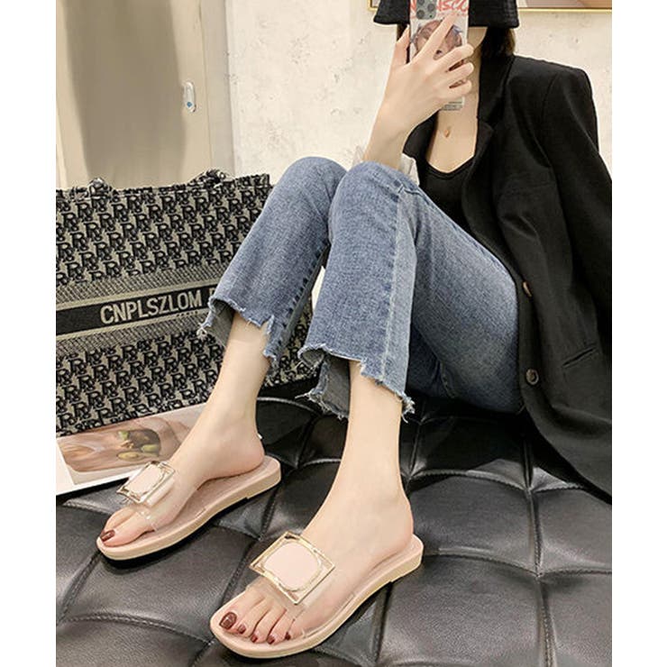 スクエアバックルフラットサンダル【SHOPLIST限定 新作 春 夏 秋 冬】 | SEU | 詳細画像21 