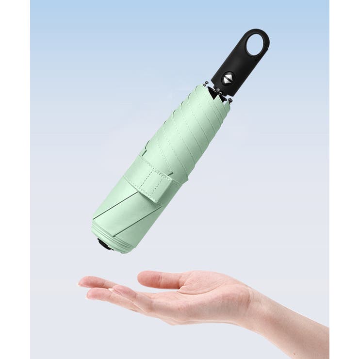 晴雨兼用ワンタッチ自動開閉折りたたみ傘 カラビナハンドル【SHOPLIST限定 … | SEU | 詳細画像6 