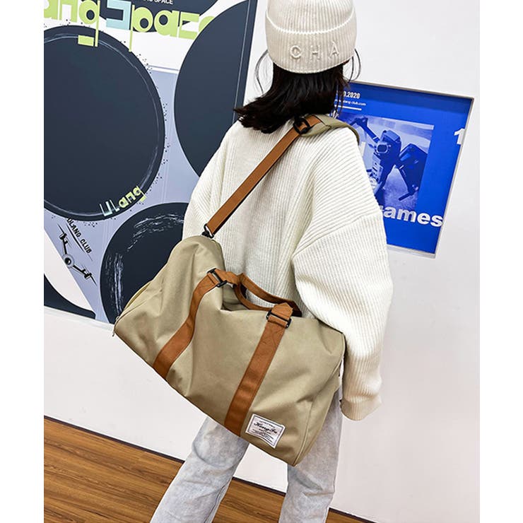 【3WAY】シューズ収納付き大容量ボストンバッグ 撥水 トラベルバッグ【SHOP… | SEU | 詳細画像12 