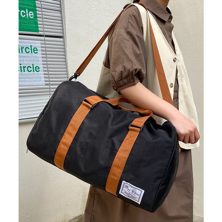 ブラック | 【3WAY】シューズ収納付き大容量ボストンバッグ 撥水 トラベルバッグ【SHOP… | SEU