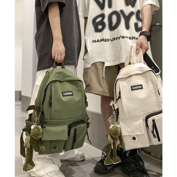 多機能ポケット付きナイロンデイパック バックパック【SHOPLIST限定 新作 | SEU | 詳細画像23 