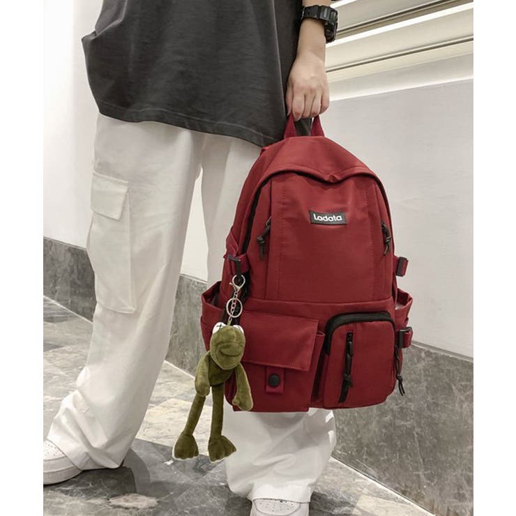 多機能ポケット付きナイロンデイパック バックパック【SHOPLIST限定 新作 | SEU | 詳細画像19 