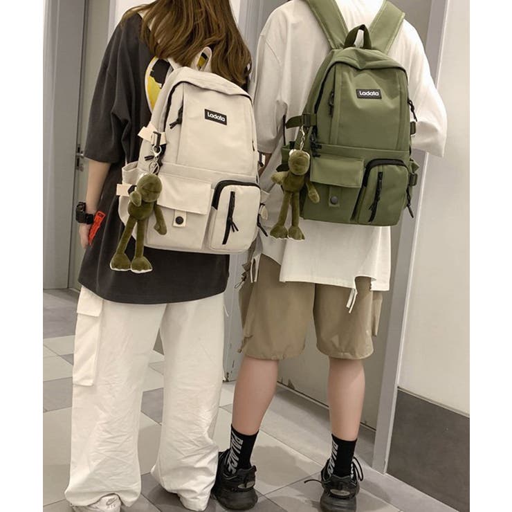 多機能ポケット付きナイロンデイパック バックパック【SHOPLIST限定 新作 | SEU | 詳細画像9 