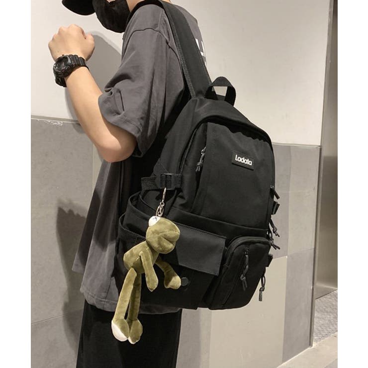 多機能ポケット付きナイロンデイパック バックパック【SHOPLIST限定 新作 | SEU | 詳細画像11 