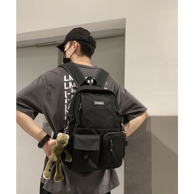 多機能ポケット付きナイロンデイパック バックパック【SHOPLIST限定 新作 | SEU | 詳細画像14 