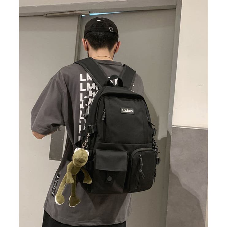 多機能ポケット付きナイロンデイパック バックパック【SHOPLIST限定 新作 | SEU | 詳細画像15 