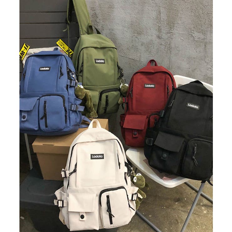 多機能ポケット付きナイロンデイパック バックパック【SHOPLIST限定 新作 | SEU | 詳細画像25 