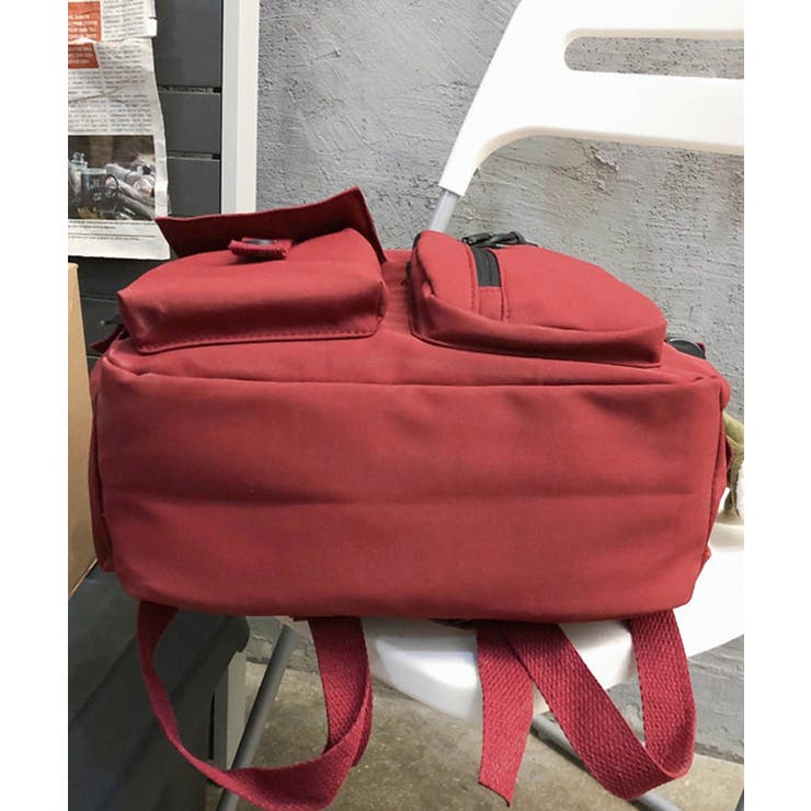多機能ポケット付きナイロンデイパック バックパック【SHOPLIST限定 新作 | SEU | 詳細画像35 