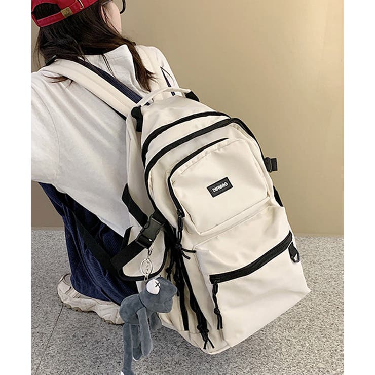 【2WAY仕様】撥水加工×軽量0 54kg 多収納2層式PC対応ユニセックスバッ… | SEU | 詳細画像5 