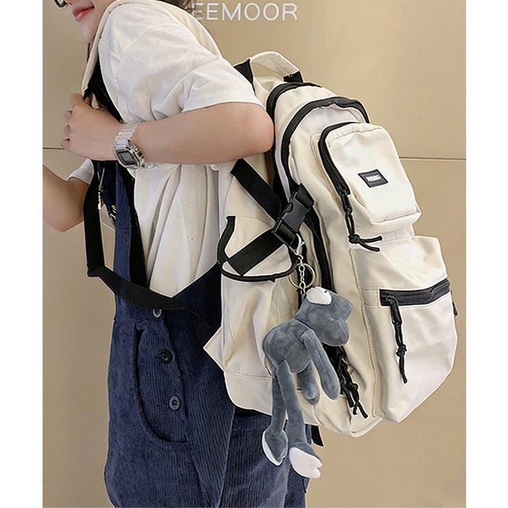 【2WAY仕様】撥水加工×軽量0 54kg 多収納2層式PC対応ユニセックスバッ… | SEU | 詳細画像6 