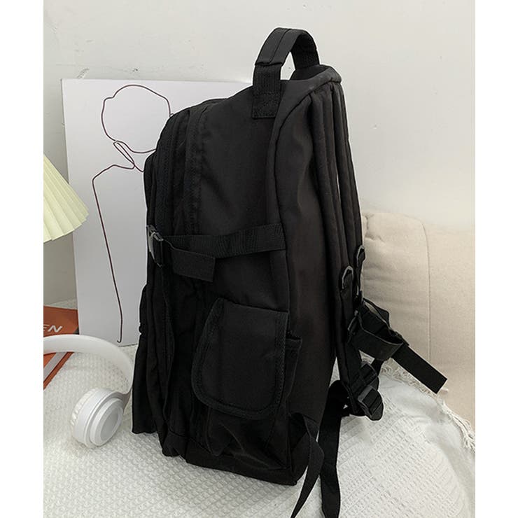 【2WAY仕様】撥水加工×軽量0 54kg 多収納2層式PC対応ユニセックスバッ… | SEU | 詳細画像12 