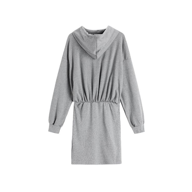 フード付きハーフジップ長袖タイトミニワンピース【SHOPLIST限定 新作 春 | SEU | 詳細画像38 