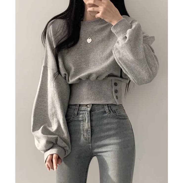 トレーナー スウェット ショート丈プルオーバー | SEU | 詳細画像10 