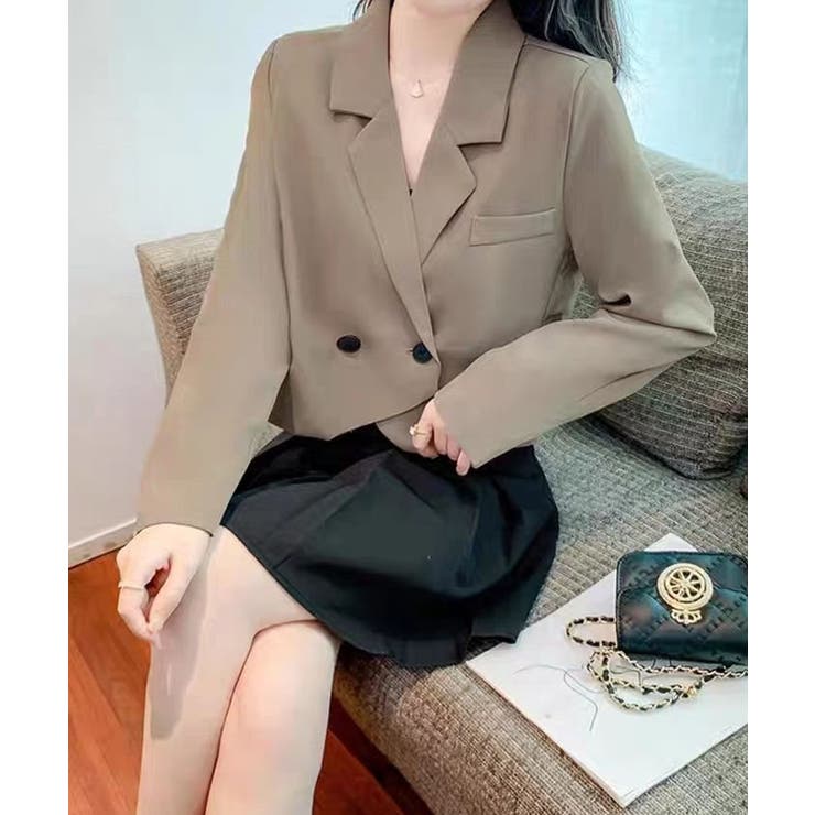 ショート丈テーラードジャケット【SHOPLIST限定 新作 春 秋 冬】 | SEU | 詳細画像24 