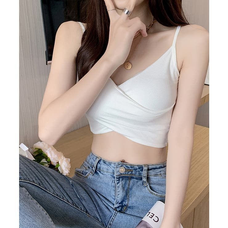 カップ付きキャミソール キャミタンクトップ【SHOPLIST限定 新作 | SEU | 詳細画像4 