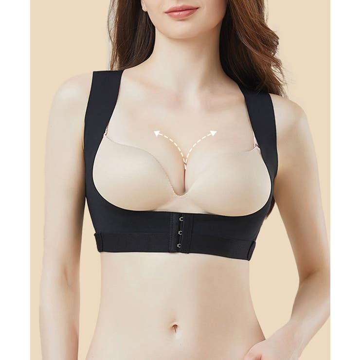 【姿勢補正】4段階調節 ノンワイヤー 美背中シェイプブラトップ【SHOPLIST… | SEU | 詳細画像3 