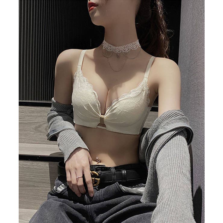【単品】ノンワイヤー フロントホック レースブラ【SHOPLIST限定 | SEU | 詳細画像11 