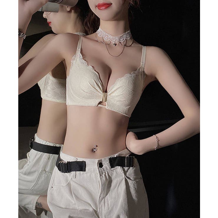 【単品】ノンワイヤー フロントホック レースブラ【SHOPLIST限定 | SEU | 詳細画像12 