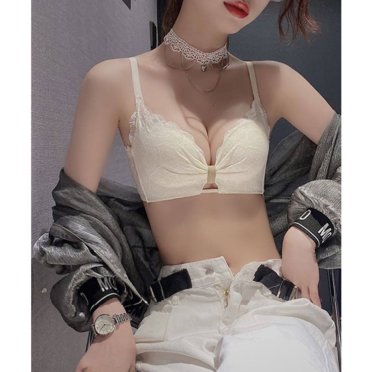【単品】ノンワイヤー フロントホック レースブラ【SHOPLIST限定 | SEU | 詳細画像13 