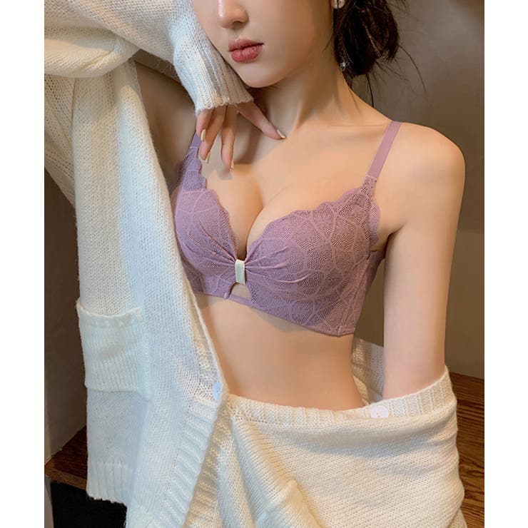 【単品】ノンワイヤー フロントホック レースブラ【SHOPLIST限定 | SEU | 詳細画像16 