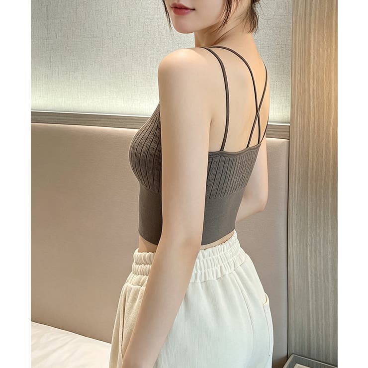 カップ付きキャミソールブラトップ【SHOPLIST限定 新作 春 夏 秋 冬】 | SEU | 詳細画像6 