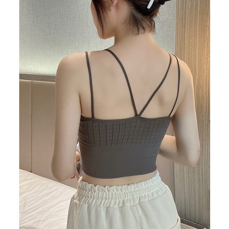 カップ付きキャミソールブラトップ【SHOPLIST限定 新作 春 夏 秋 冬】 | SEU | 詳細画像7 