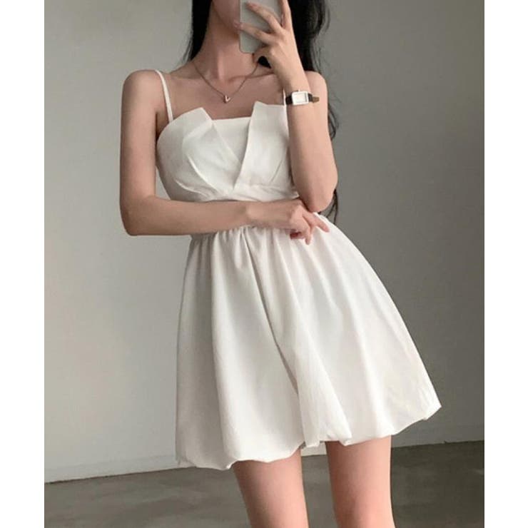 バックリボンバルーンミニワンピース【SHOPLIST限定 新作 春 夏 秋】 | SEU | 詳細画像3 
