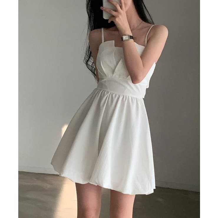 バックリボンバルーンミニワンピース【SHOPLIST限定 新作 春 夏 秋】 | SEU | 詳細画像4 