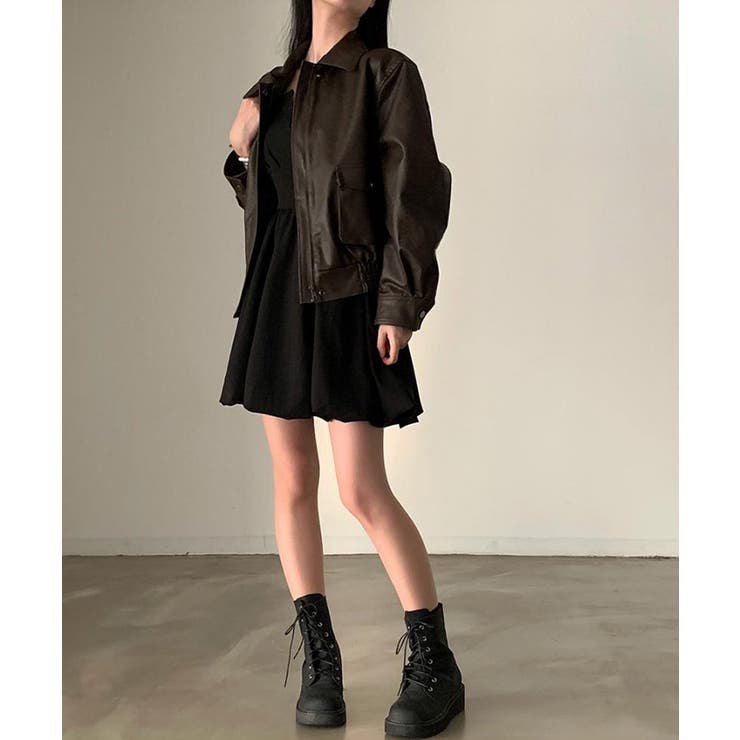 バックリボンバルーンミニワンピース【SHOPLIST限定 新作 春 夏 秋】 | SEU | 詳細画像28 