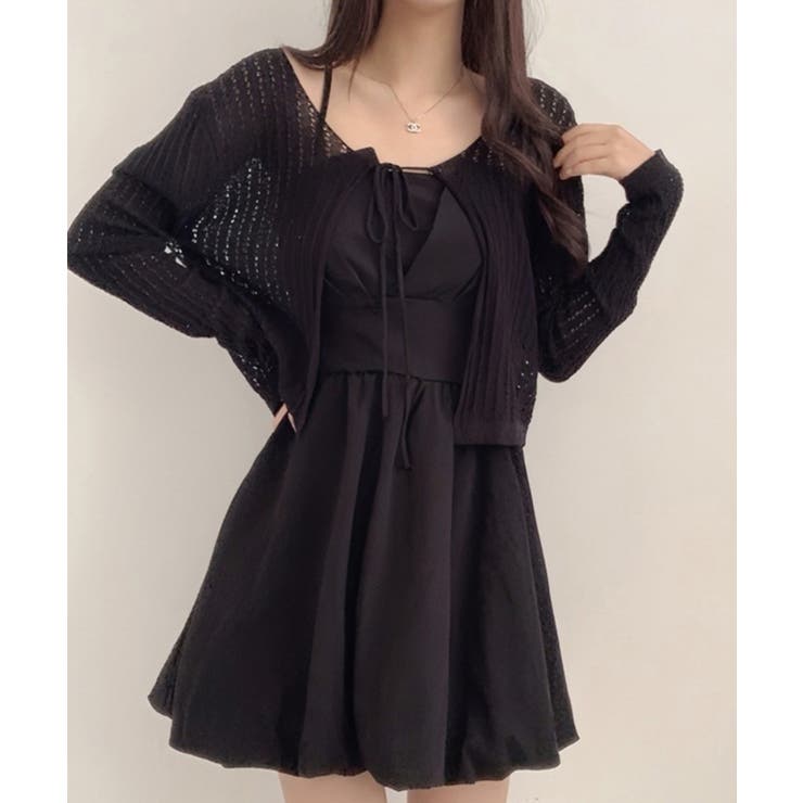 バックリボンバルーンミニワンピース【SHOPLIST限定 新作 春 夏 秋】 | SEU | 詳細画像29 