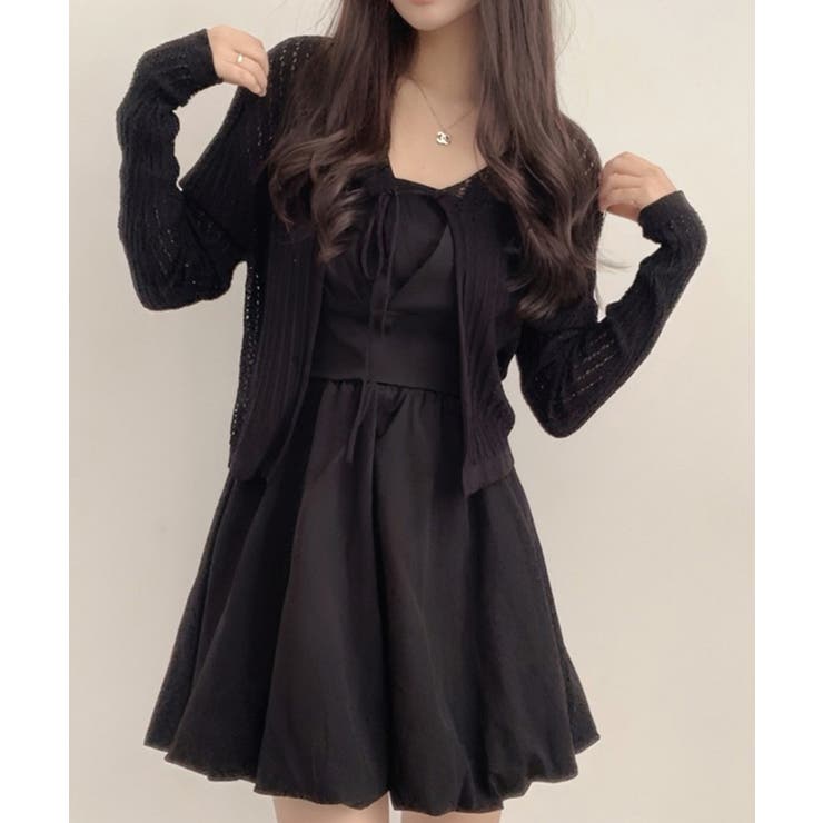 バックリボンバルーンミニワンピース【SHOPLIST限定 新作 春 夏 秋】 | SEU | 詳細画像31 