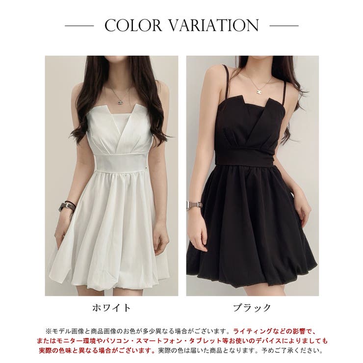 バックリボンバルーンミニワンピース【SHOPLIST限定 新作 春 夏 秋】 | SEU | 詳細画像2 