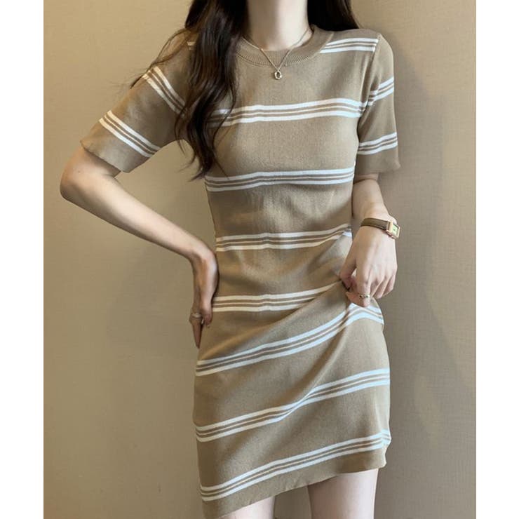 ボーダーニットワンピース【SHOPLIST限定 新作 春 夏 秋】 | SEU | 詳細画像15 