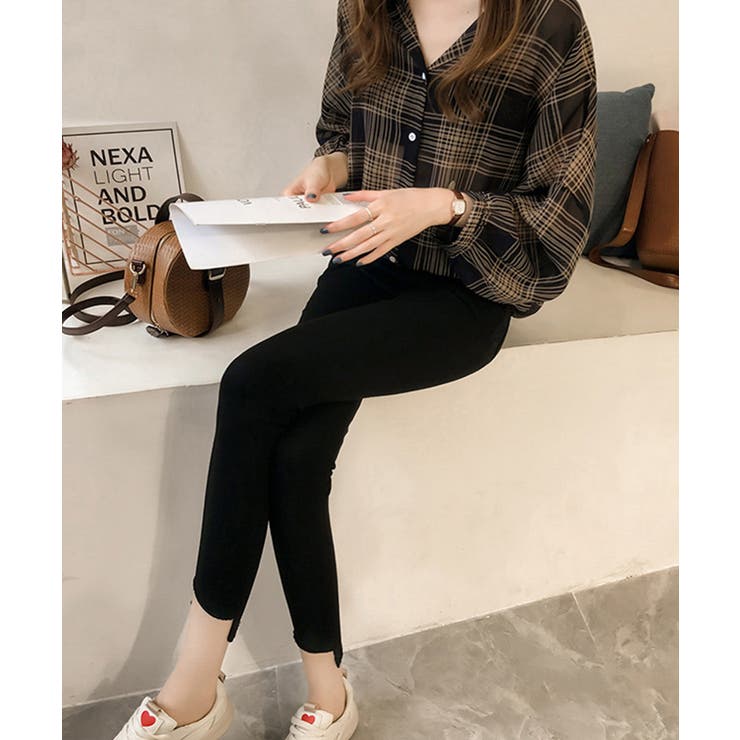 シアーチェックシャツ【SHOPLIST限定 新作 春 夏 秋 冬】 | SEU | 詳細画像25 