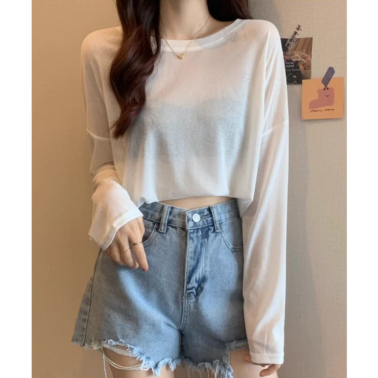 【8色選べる】長袖シアートップス 日焼け対策 冷房対策【SHOPLIST限定 | SEU | 詳細画像8 