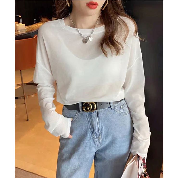 【8色選べる】長袖シアートップス 日焼け対策 冷房対策【SHOPLIST限定 | SEU | 詳細画像9 