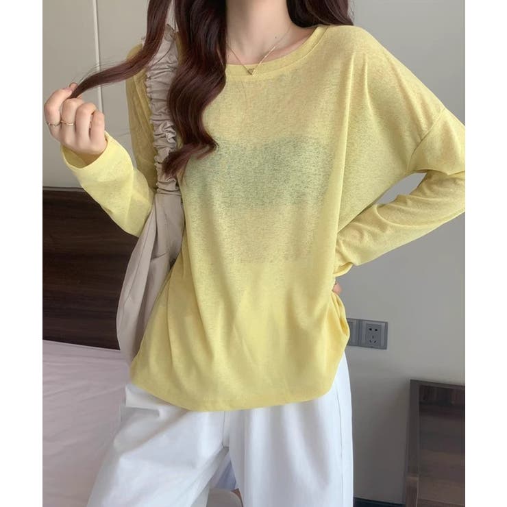 【8色選べる】長袖シアートップス 日焼け対策 冷房対策【SHOPLIST限定 | SEU | 詳細画像13 