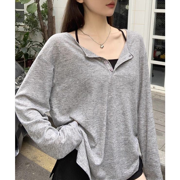 ヘンリーネックルーズロンT【SHOPLIST限定 新作 春 夏 秋】 | SEU | 詳細画像21 