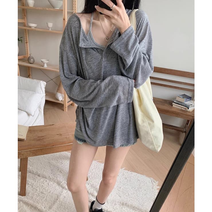 ヘンリーネックルーズロンT【SHOPLIST限定 新作 春 夏 秋】 | SEU | 詳細画像27 